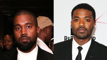 Kanye West Poses with Kim Kardashian's Ex Ray J at Candace Owens' Documentary Premiere